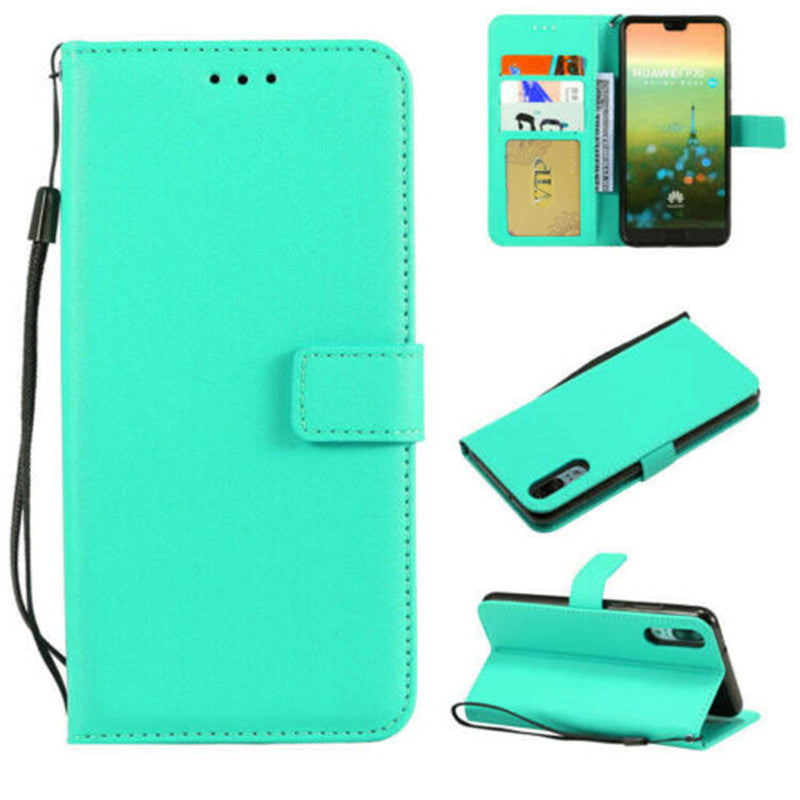 Leather Folio Wallet Case for Huawei P20 Leather Folio Wallet Case for Huawei P20
